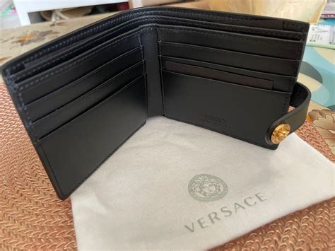 fake versace mens wallet|authentic versace wallet.